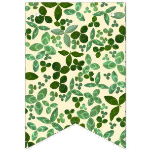 Happy St. Patrick's Day Lucky Clover  Bunting Flags