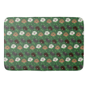 Happy St Patricks Day Maltipoo Dogs Bath Mat