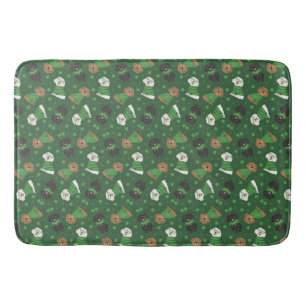 Happy St Patricks Day Maltipoo Dogs Bath Mat
