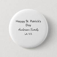 Happy st. Patrick's day name family place simple g