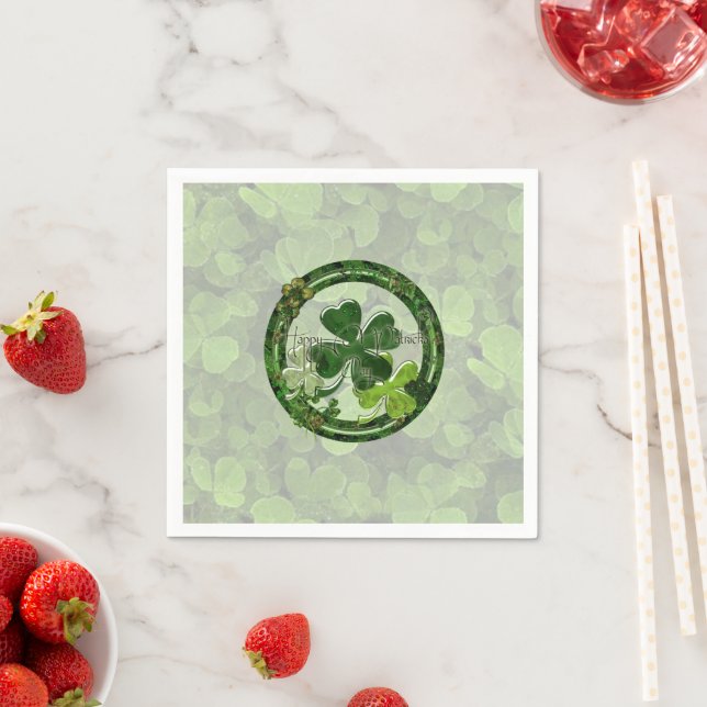 Happy St. Patrick's Day Napkin (Insitu)
