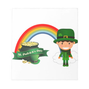 HAPPY ST PATRICK'S DAY NOTEPAD