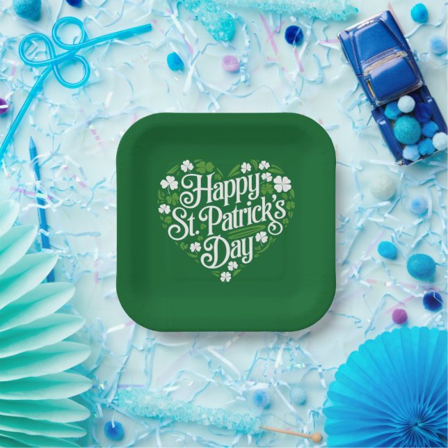Happy St Patrick's Day  Paper Plate (Party)