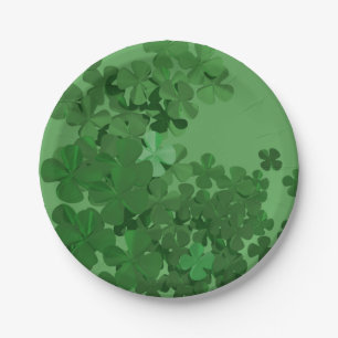 Happy St Patrick's Day Paper Plate