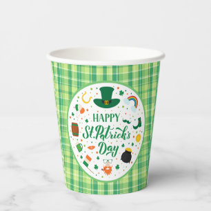 Happy St. Patrick's Day Party Paper Cups