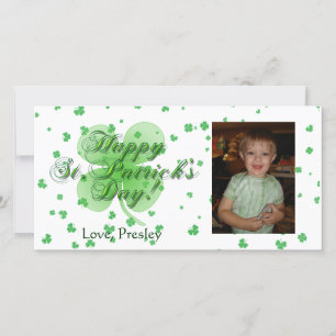 Happy St. Patrick's Day Photo Card