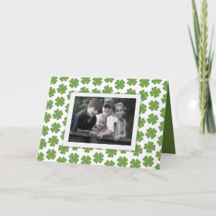 Happy St. Patrick's Day Photo Greeting Card