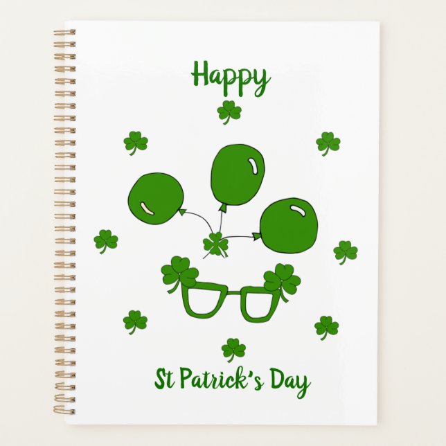 Happy St Patrick's Day   Planner (Front)