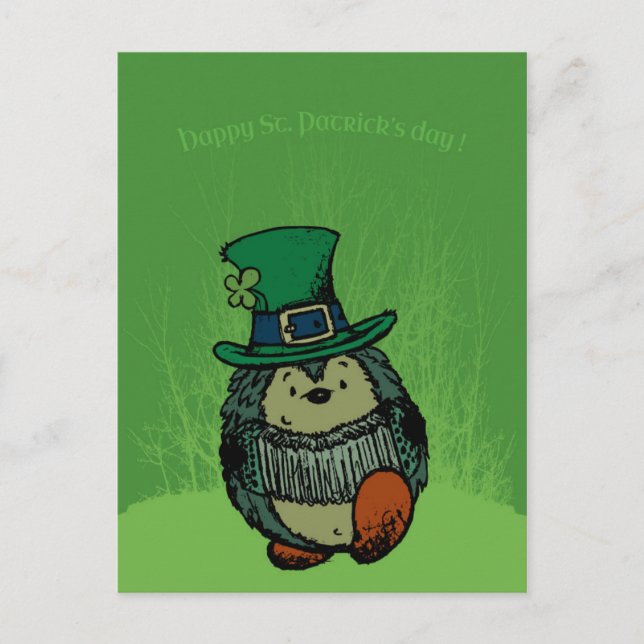 Happy st. Patrick's Day! Postcard (Front)
