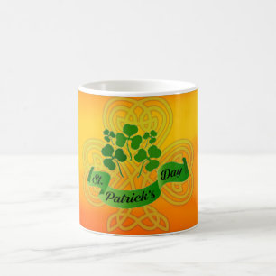 Happy St Patrick's Day Pot o' Gold Ireland Coffee Mug