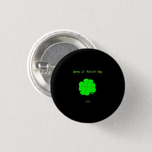 Happy St.  Patrick's Day Round Button