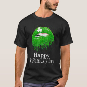 Happy St Patrick's Day Saint Irish Patrick Girl bo T-Shirt