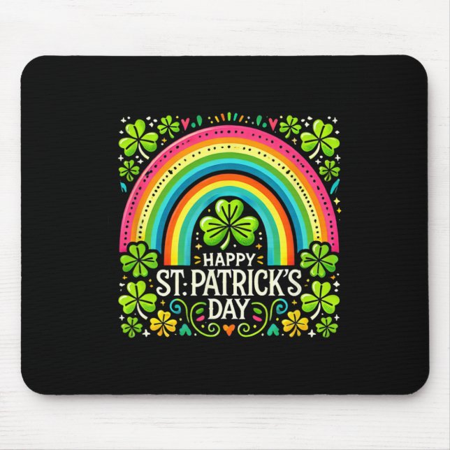 Happy St Patrick's Day Saint Patricks Day  Mouse Pad (Front)