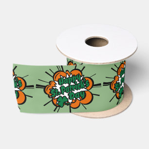 Happy St. Patrick's Day Satin Ribbon