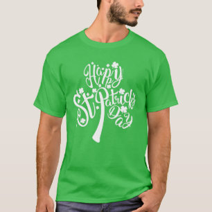 Happy St Patrick's Day Shamrock Glitter Irish Men T-Shirt