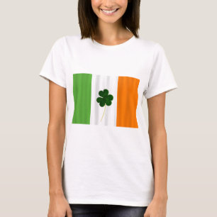 Happy St. Patrick's Day! Shamrock Irish Flag Eire T-Shirt