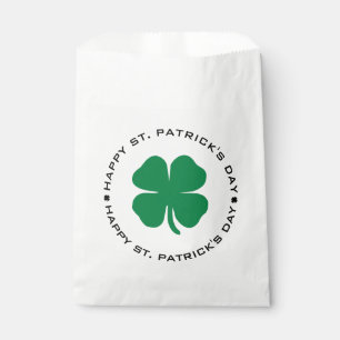Happy St. Patrick's Day Shamrock Lucky Charm Class Favour Bag