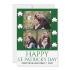 Happy St patricks day Shamrocks family 3 photo