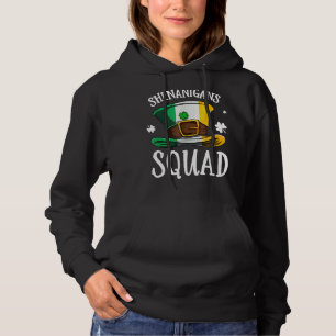 Happy St Patrick's Day Shenanigans Squad Hat Irela Hoodie