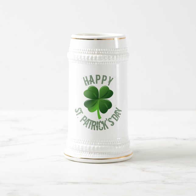 Happy St. Patrick's Day Stein (Center)