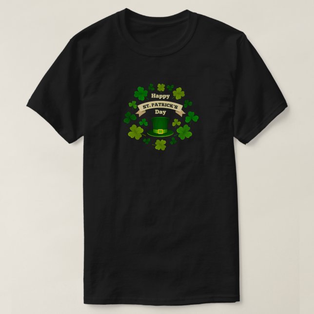 Happy St. Patrick's Day T-Shirt (Design Front)