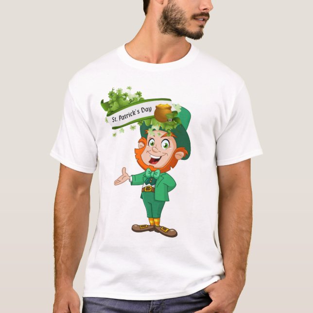 Happy St. Patrick's Day T-Shirt (Front)