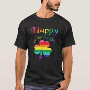 Happy St Patrick's Day T-shirt LGBT Gay pride