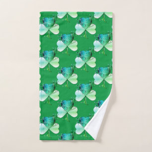 "Happy St. Patrick's Day" TeaTowel Hand-written Hand Towel