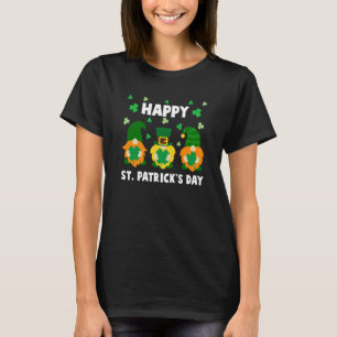 Happy St Patrick's Day Three Gnome Irish Shamrock T-Shirt