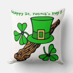 HAPPY ST.PATRICK'S DAY THROW PILLOW