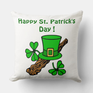 HAPPY ST.PATRICK'S DAY THROW PILLOW