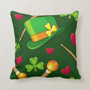 Happy St. Patrick's Day! Throw Pillow