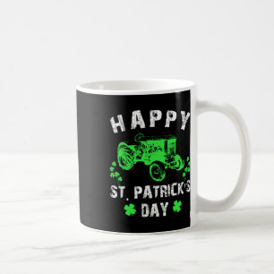 Happy St Patrick's Day Tractor Funny Toddler Boys  Coffee Mug
