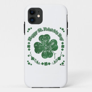Happy St. Patrick's Day - vintage style iPhone 11 Case