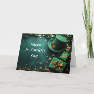 Happy St. Patrick's Day wishes Holiday Card