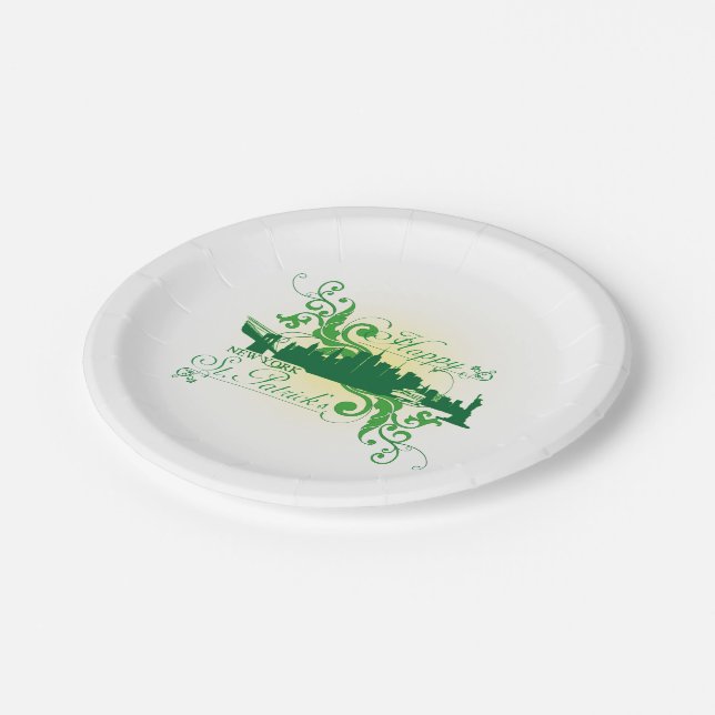 HAPPY ST.PATRICKS - Paper Plates (Angled)