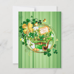 Happy St Patricks Postcard