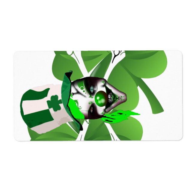 Happy St Patrick's scary clown (Front)