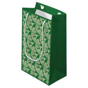 "Happy St. Patrick's" Shamrocks Small Gift Bag