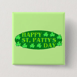 Happy St. Patty's Day Button