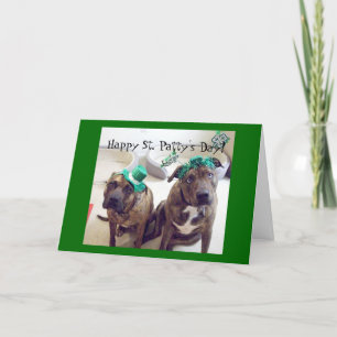 Happy St. Patty's Day Dogs Card