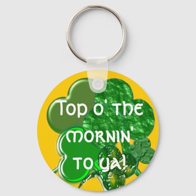 Happy St. Patty's Day - Keychain - Personalize (Front)