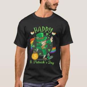 Happy St Saint Patrick s Day  Irish Leprechaun Dap T-Shirt