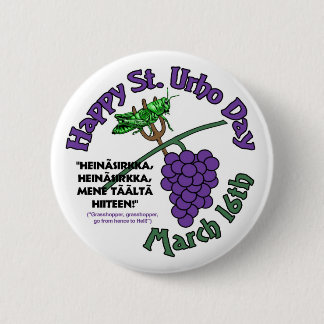 Happy St. Urho Day 2 Inch Round Button