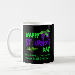 Happy St Urho'S Day Finnish Grasshopper Novelty Coffee Mug