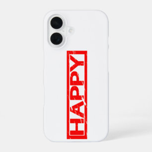 Happy Stamp iPhone 16 Case