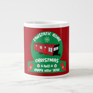 Happy Static Mobile Holiday Home Xmas Gift Large Coffee Mug