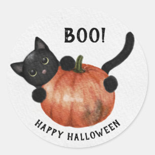 Happy Sticker Citrouille Halloween