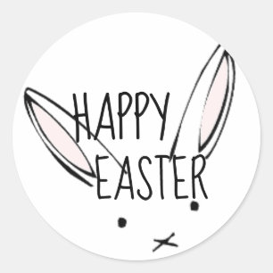 Happy Sticker lapin lapin de Pâques