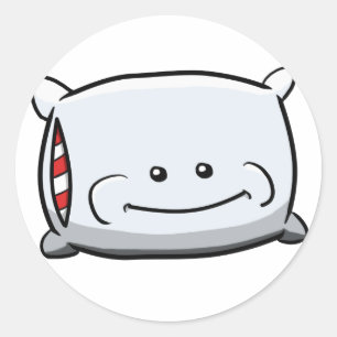 Happy stickers Coussin